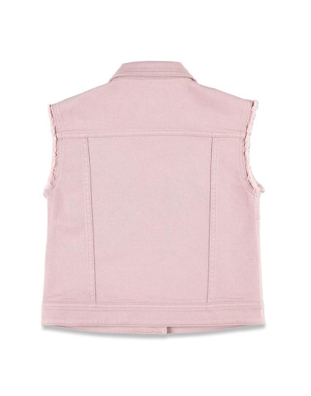 골든구스 [해외직구] 25 S/S 골든구스 슬리브리스 데님 베스트 (KIDS 상품) GKP02213K_P00193425235 B0041617579 착용컷