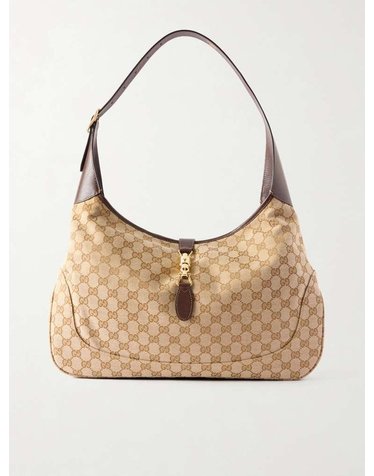 [해외직구] 구찌 재키 1961 라지 레더 CANVASJACQUARD 메신저 백 863279FAFV2 B0082122064