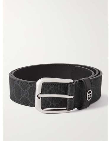 [해외직구] 구찌 3.5CM 프린트 레더 벨트 67392192TIN B0080391929