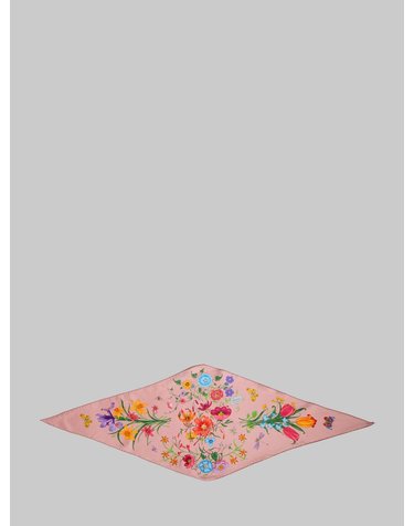 [해외직구] 26 F/W 구찌 프린트 실크 트윌 DIAMONDSHAPED 스카프 A000283G0015472 B0022328403