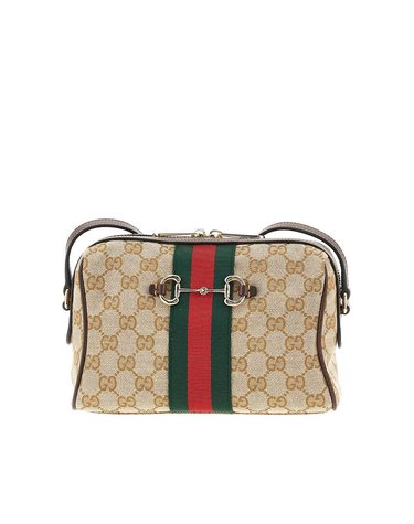 [해외직구] 26 F/W 구찌 스몰 GUCCI 홀스빗 웹 크로스바디 백 A008PZ9653 B0132360835