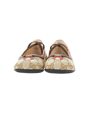 [해외직구] 26 F/W 구찌 GG 패브릭 발레슈즈 플랫슈즈 KIDS (KIDS 상품) 8730489645 B0132362115