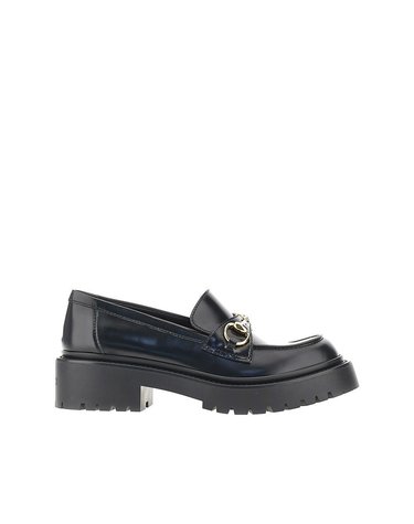[해외직구] 26 F/W 구찌 LUG 솔 레더 로퍼 WITH 홀스빗 A0067V1000 B0132366338