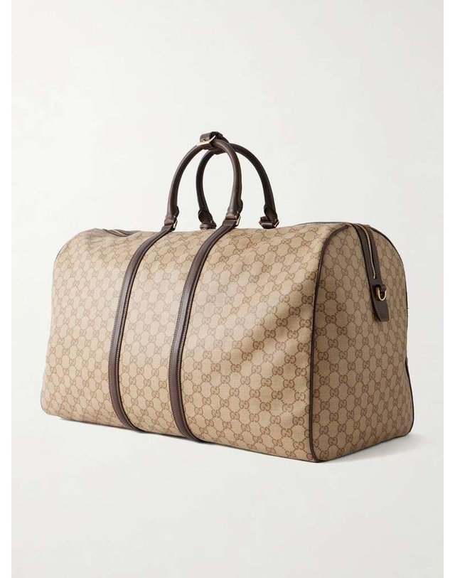 구찌 [해외직구] 구찌 GUCCI ESSENCE 클래식 레더 코팅 CANVASJACQUARD 위켄드 백 A006XLFAGI7 B0082325683 착용컷