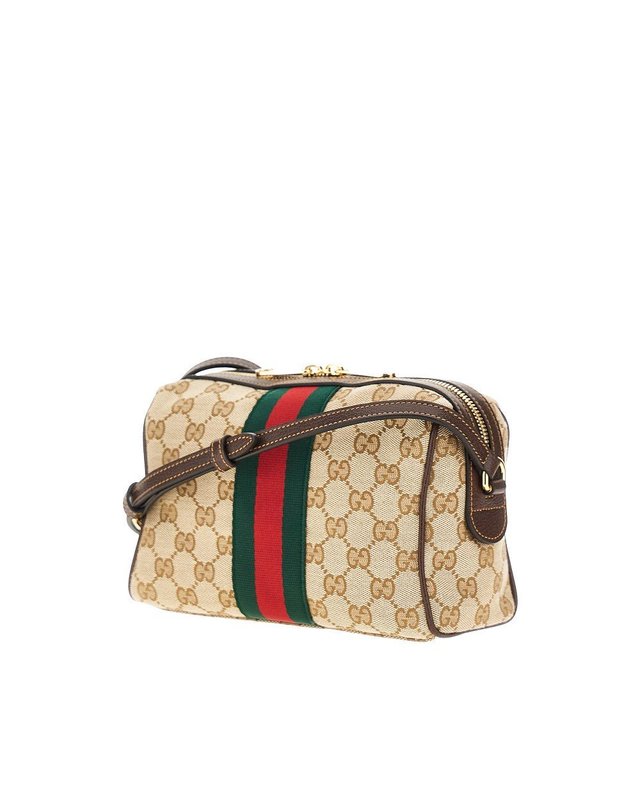 구찌 [해외직구] 26 F/W 구찌 스몰 GUCCI 홀스빗 웹 크로스바디 백 A008PZ9653 B0132360835 착용컷