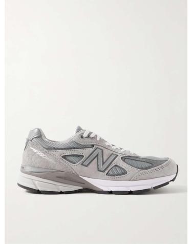 [해외직구] 26 F/W 뉴발란스 990V4 스웨이드 & 메쉬 스니커즈 U990GR4 B0081086052