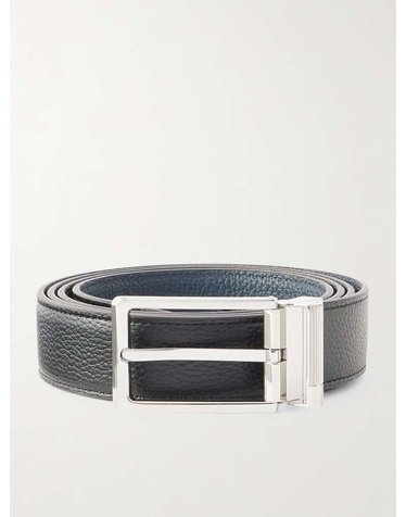 [해외직구] 던힐 3CM 풀그레인 레더 벨트 DU24F4T22PO B0082122651