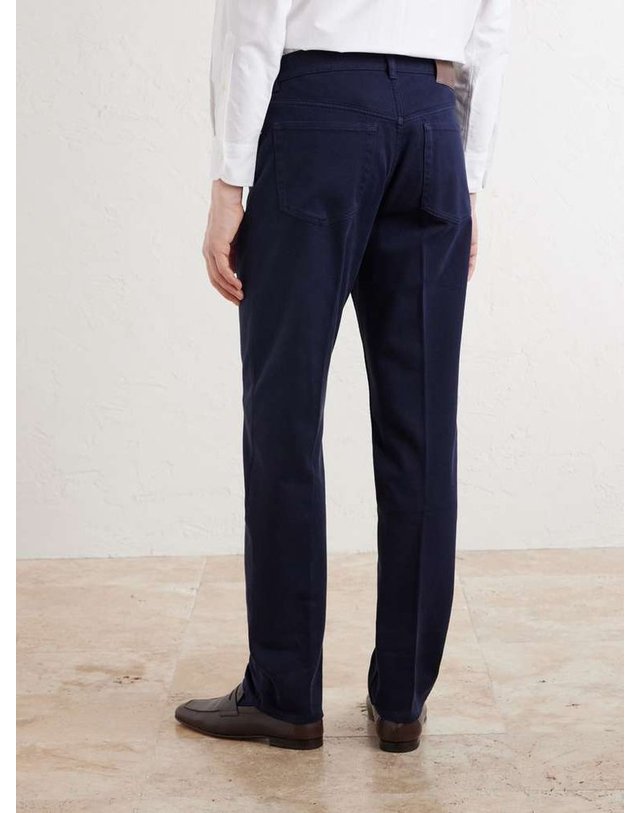 던힐 [해외직구] 던힐 테이퍼드 코튼블렌드 트윌 트라우저 DU26RM955BB B0082128533 착용컷