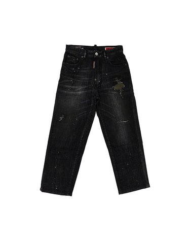 [해외직구] 26 F/W 디스퀘어드2 유즈드 이펙트 데님 진 KIDS (KIDS 상품) DQ3578DQ02 B0132362147
