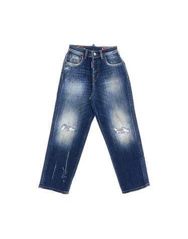 [해외직구] 26 F/W 디스퀘어드2 유즈드 이펙트 데님 진 KIDS (KIDS 상품) DQ3578DQ01 B0132360570