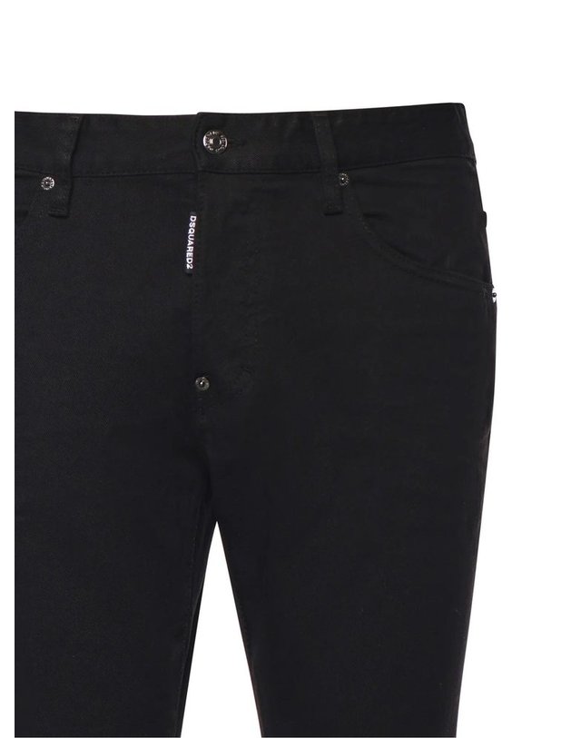 디스퀘어드2 [해외직구] 디스퀘어드2 블랙 코튼 데님 스케이터 진 S74LB1930S39781900 B0302362734 착용컷