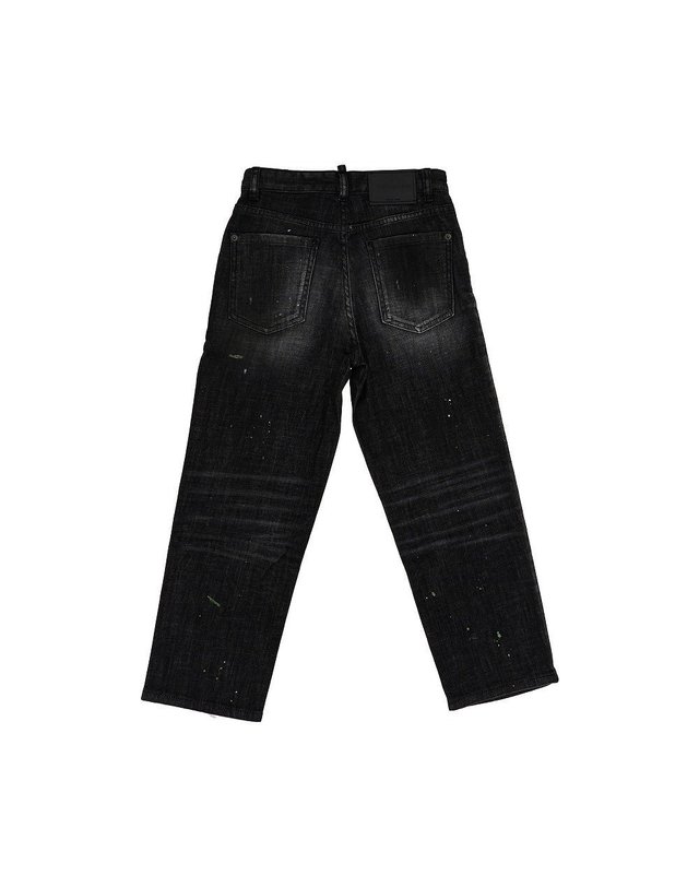 디스퀘어드2 [해외직구] 26 F/W 디스퀘어드2 유즈드 이펙트 데님 진 KIDS (KIDS 상품) DQ3578DQ02 B0132362147 착용컷