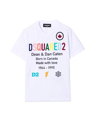 [해외직구] 21 F/W 디스퀘어드2 릴렉스 티셔츠 (KIDS 상품) DQ0516K_D00MQDQ100 B0041544443