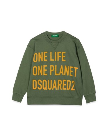 [해외직구] 22 F/W 디스퀘어드2 원 라이프 원 PLANET 맨투맨 (KIDS 상품) DQ1045K_D0067DQ516 B0040192669