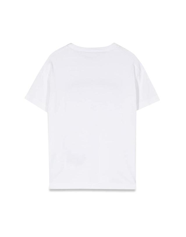 디스퀘어드2 [해외직구] 23 S/S 디스퀘어드2 MC 로고 티셔츠 (KIDS 상품) DQ1571K_D0A3VDQ100 B0041487152 착용컷