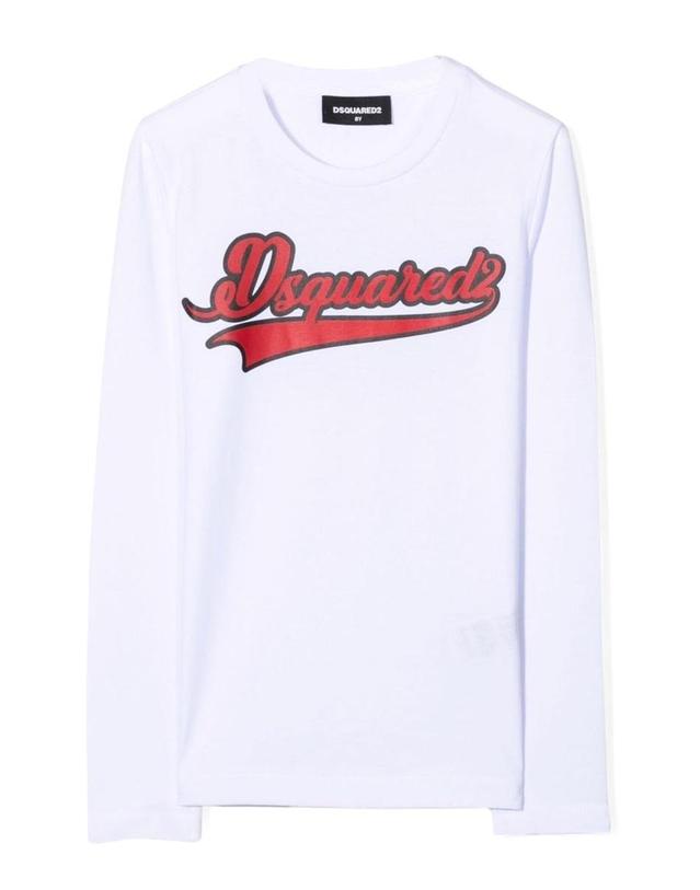디스퀘어드2 [해외직구] 21 F/W 디스퀘어드2 티셔츠 (KIDS 상품) DQ0509K_D00MMDQ100 B0041541383 착용컷