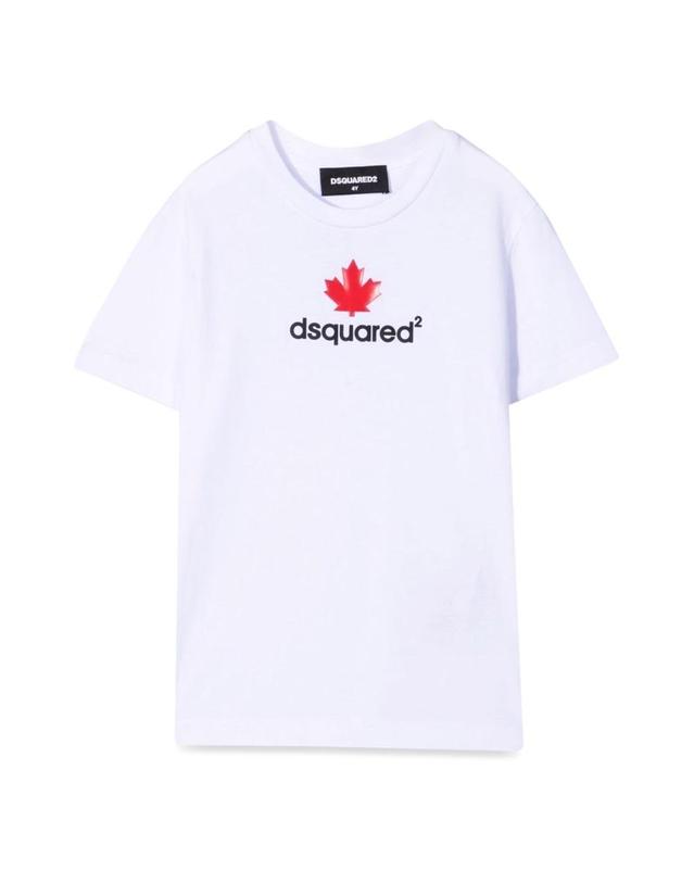 디스퀘어드2 [해외직구] 21 F/W 디스퀘어드2 릴렉스 티셔츠 (KIDS 상품) DQ0515K_D00MQDQ100 B0041544393 착용컷