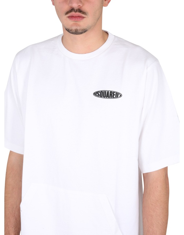디스퀘어드2 [해외직구] 23 S/S 디스퀘어드2 서프 보드 스케이터 티셔츠 S74GD1077_S23851100 B0040197258 착용컷