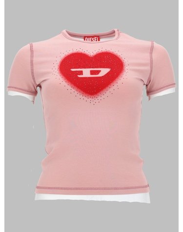 [해외직구] 26 S/S 디젤 티셔츠 콘 STAMPA A CUORE E BORCHIE A20980_0QHHA33L B0042028231