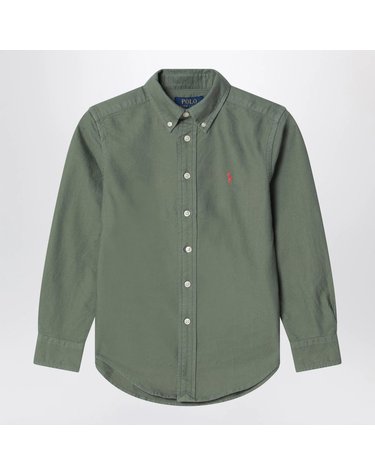 [해외직구] 26 F/W 폴로 랄프로렌 카고 그린 클래식핏 옥스포드 셔츠 (KIDS ) 323858909501CO-CG B0052182159