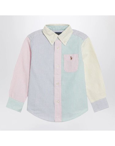 [해외직구] 26 S/S 폴로 랄프로렌 컬러블록 스트라이프 버튼다운 셔츠 (KIDS ) 323B13800001CO-US B0051979531