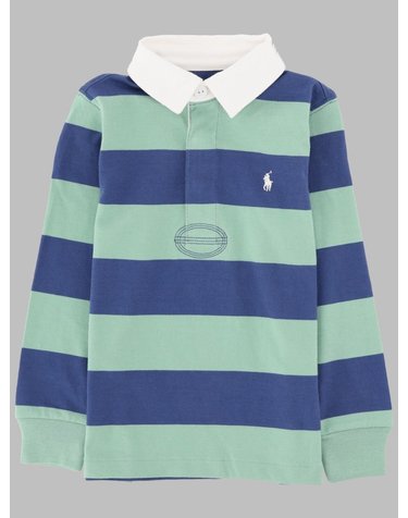[해외직구] 26 F/W 폴로 랄프로렌 폴로 A RIGHE A MANICA LUNGA (KIDS 상품) 322932280K_500FADEDMINTOLDROYAL B0042185209