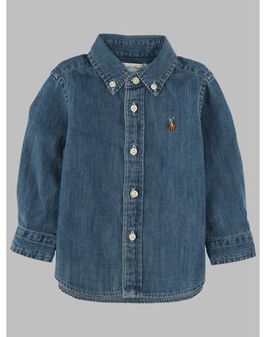 [해외직구] 26 F/W 폴로 랄프로렌 와이셔츠 (KIDS 상품) 320713843B_001DKBLUE B0042256560