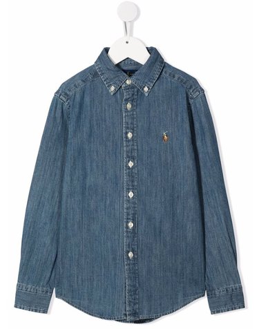 [해외직구] 26 F/W 폴로 랄프로렌 와이셔츠 데님 (KIDS 상품) 323713843K_001DKBLUE B0042256561