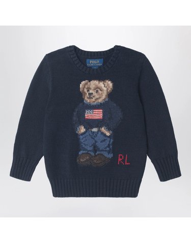 [해외직구] 26 F/W 폴로 랄프로렌 네이비 블루 폴로 베어 코튼 스웨터 (KIDS ) 322668286002CO-HN B0052304567