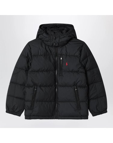 [해외직구] 26 F/W 폴로 랄프로렌 GORHAM 블랙 후드 다운 자켓 (KIDS ) 323969861001NY-BLK B0052306893