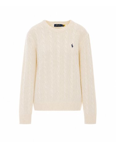 [해외직구] 26 F/W 폴로 랄프로렌 폴로 로고 스웨터 710876762010/ANDOVER CREAM B0012317187