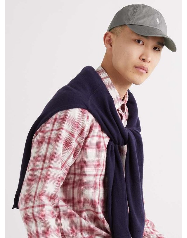 폴로 랄프로렌 [해외직구] 26 S/S 폴로 랄프로렌 로고-엠브로이드 코튼트윌 베이스볼 캡 710548524009 B0082044363 착용컷