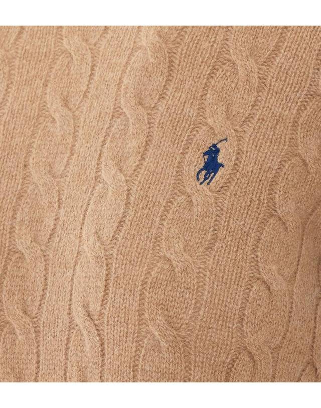 폴로 랄프로렌 [해외직구] 26 F/W 폴로 랄프로렌 폴로 로고 스웨터 211971865002/CAMEL MELANGE B0012190544 착용컷