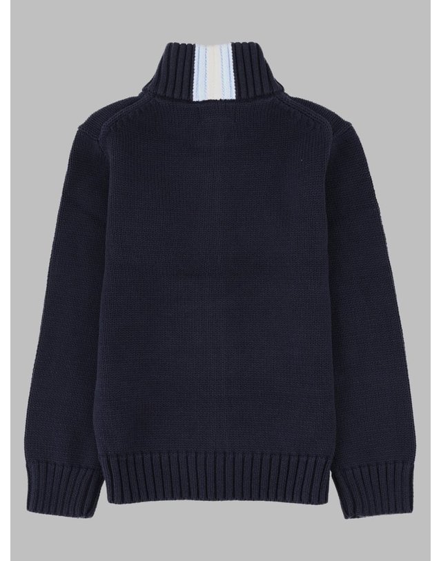 폴로 랄프로렌 [해외직구] 26 F/W 폴로 랄프로렌 LS FZ MOCKTOPSSWEATER (KIDS 상품) 322799411K_025RLNAVY B0042278457 착용컷