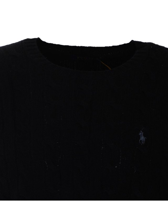 폴로 랄프로렌 [해외직구] 26 F/W 폴로 랄프로렌 폴로 로고 스웨터 710876762001/POLO BLACK B0012312714 착용컷