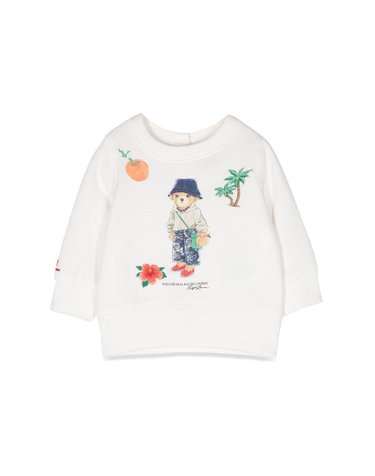 [해외직구] 23 F/W 폴로 랄프로렌 베어 크루넥 맨투맨 (KIDS 상품) 310909703B_001WHITE B0040508306
