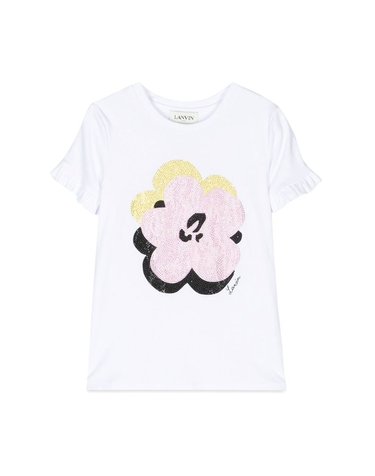 [해외직구] 23 S/S 랑방 MC 데이지 티셔츠 (KIDS 상품) N15088K_10P B0040206471
