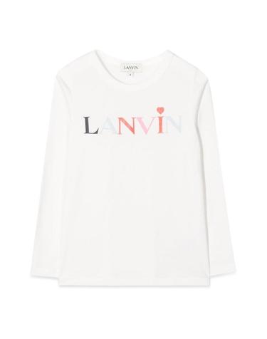 [해외직구] 21 F/W 랑방 티셔츠 콘 로고 (KIDS 상품) N15036K_117 B0041541432