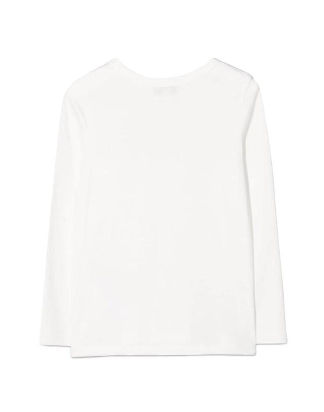 랑방 [해외직구] 21 F/W 랑방 티셔츠 콘 로고 (KIDS 상품) N15036K_117 B0041541432 착용컷