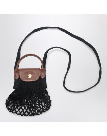 [해외직구] 26 S/S 롱샴 블랙 르 플리아쥬 FILET XS 백 10139HVH-001 B0051892702