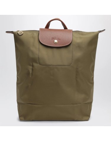 [해외직구] 26 F/W 롱샴 M 르 플리아쥬 오리지널 OLIVE 백팩 10284089-510 B0052197897