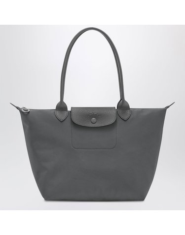 [해외직구] 26 F/W 롱샴 ANTHRACITE 그레이 쇼핑 백 M 르 플리아쥬 원 L2605979-012 B0052365757