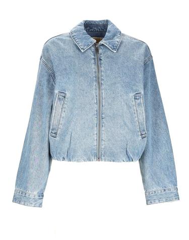 [해외직구] 26 S/S 마이클 코어스 데님 봄버 자켓 MR610D3FAU_908HORIZONWASH B0041904389