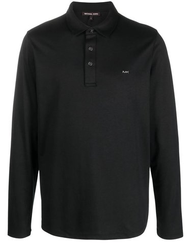 [해외직구] 마이클 코어스 LONGSLEEVE 코튼 폴로 셔츠 CF150CFC93001 B0192313936