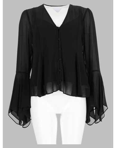 [해외직구] 26 F/W 마이클 코어스 LONGSLEEVEDSHIRTS MF6412J7R3001_BLACK B0042295701
