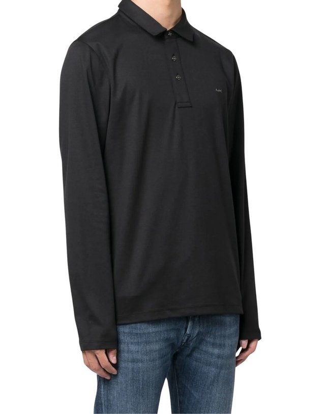 마이클 코어스 [해외직구] 마이클 코어스 LONGSLEEVE 코튼 폴로 셔츠 CF150CFC93001 B0192313936 착용컷