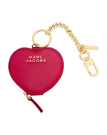 [해외직구] 26 S/S 마크 제이콥스 더 COOKIE 파우치 참 키링 MARC JACOBS 레더 핑크 2S6SCP003S01-617 B0731990124