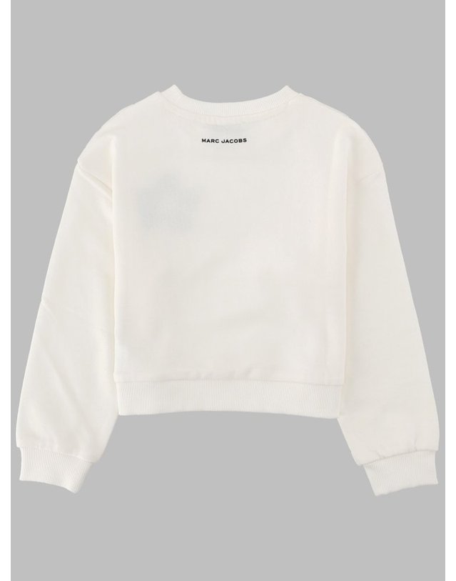 마크 제이콥스 [해외직구] 26 S/S 마크 제이콥스 맨투맨 콘 STAMPA FIORE (KIDS 상품) W60749K_126 B0042068598 착용컷