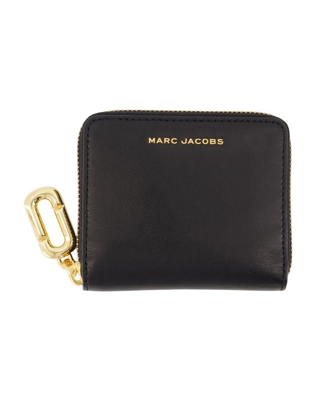 마크 제이콥스 [해외직구] 26 F/W 마크 제이콥스 더 슬림 컴팩트 지갑 MARC JACOBS 레더 블랙 2P6SMP017S01-001 B0732250973 착용컷