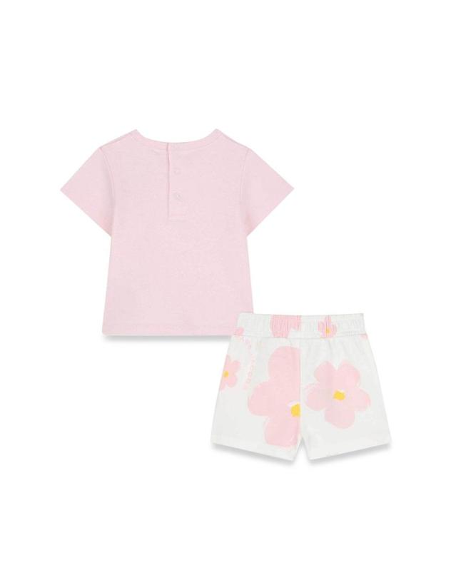 마크 제이콥스 [해외직구] 25 S/S 마크 제이콥스 티셔츠 WITH 쇼츠 셋 (KIDS 상품) W60517B_475 B0041617477 착용컷